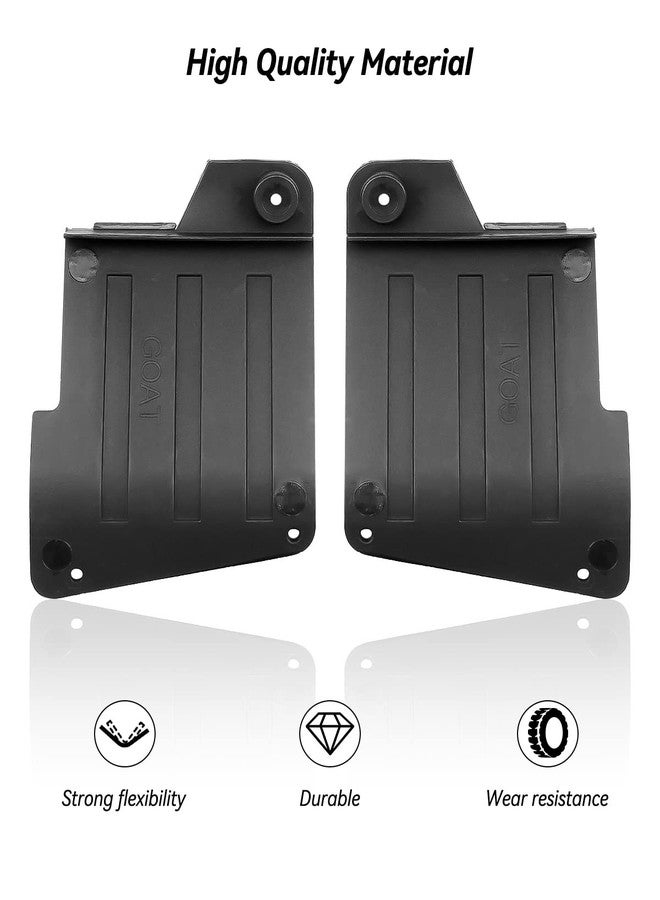QLZOZB Front & Rear Mud Flaps Fender Fit for Axial SCX10 II 90046 90047 1/10 RC Crawler Car Plastic Upgrade Parts Black - Image 5